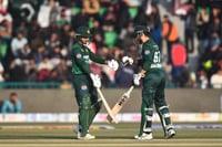 Salman Ali Agha and Saim Ayub of Pakistan (Getty Images)