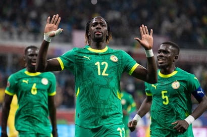 Senegal celebrate