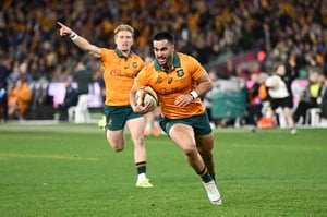 Tom Wright of the Wallabies (Getty Images)