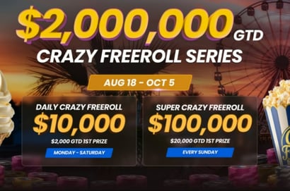 WPT Global $2 Million GTD Crazy Freerolls