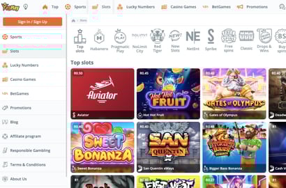 YesPlay Casino Slots