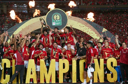 al ahly caf champions league trophy