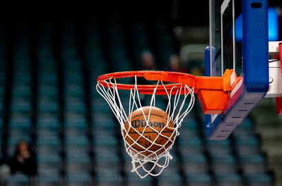 basketball hoop and net