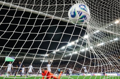 football back of net