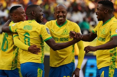 mamelodi sundowns celebrate