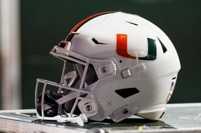 miami hurricanes helmet
