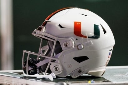 miami hurricanes helmet