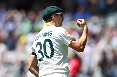 pat cummins test match
