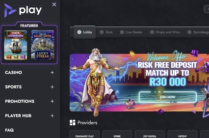 play.co.za welcome bonus