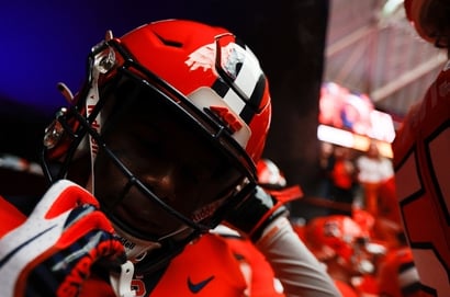 syracuse football helmet