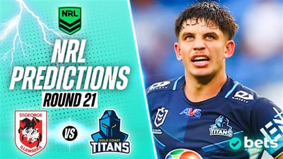 St George Illawarra Dragons vs Gold Coast Titans NRL Round 21 Tips 
