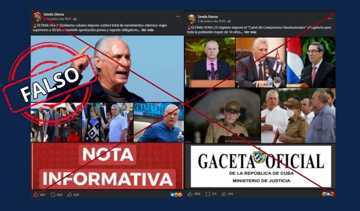 Noticias falsas sobre Cuba: ni carné de «compromiso revolucionario» ni autorización previa para viajar dentro del país