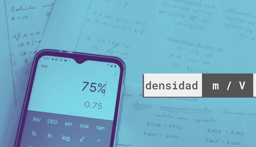 ¿Cómo calcular la densidad?