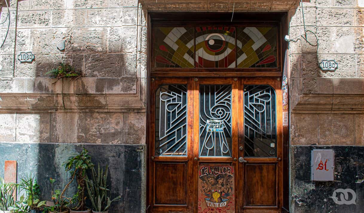 La Marca tattoo studio, located in Old Havana. Photo: elTOQUE.
