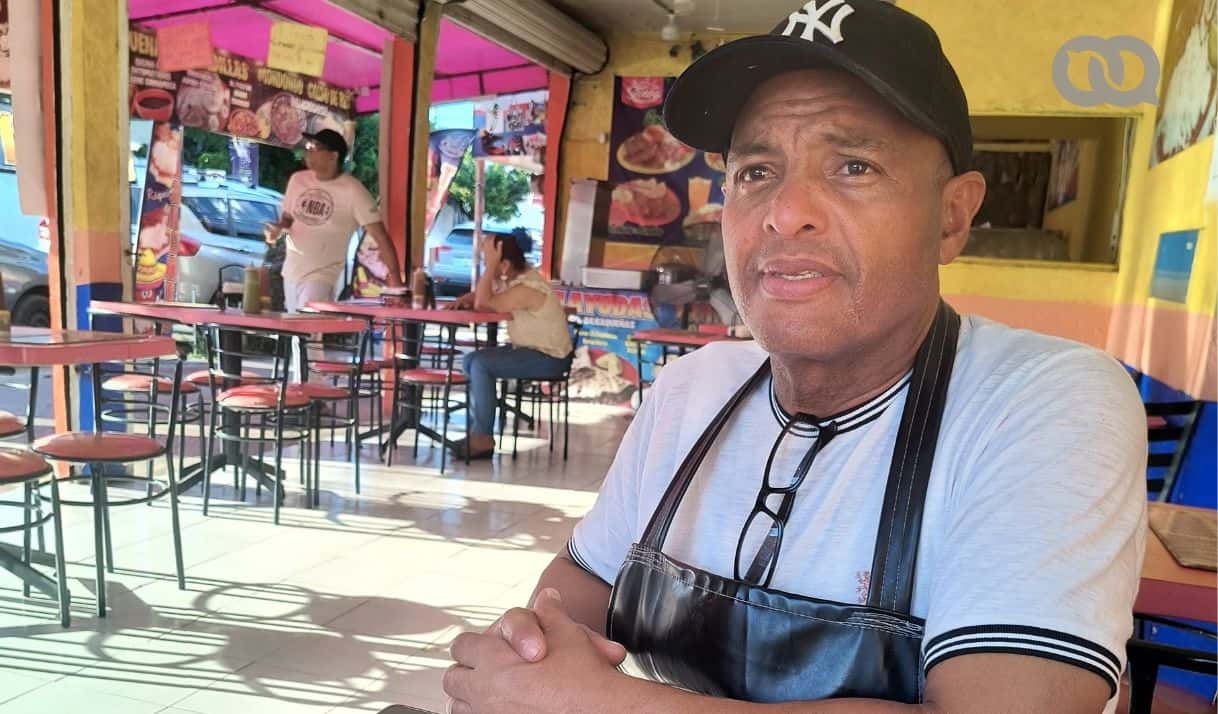 Miguel Sánchez, cubano deportado a Villahermosa. Foto Katia Monteagudo.