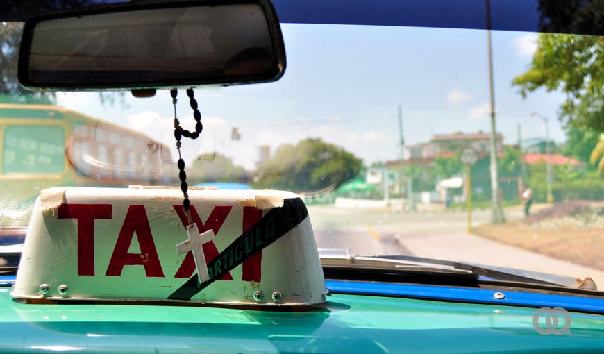 Taxi particular en Cuba