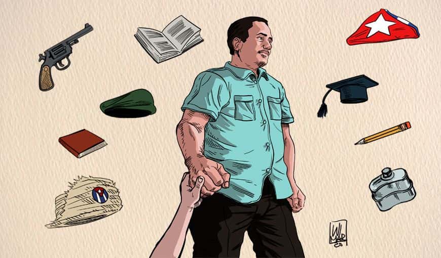 Como si nunca hubiera sido un guerrillero