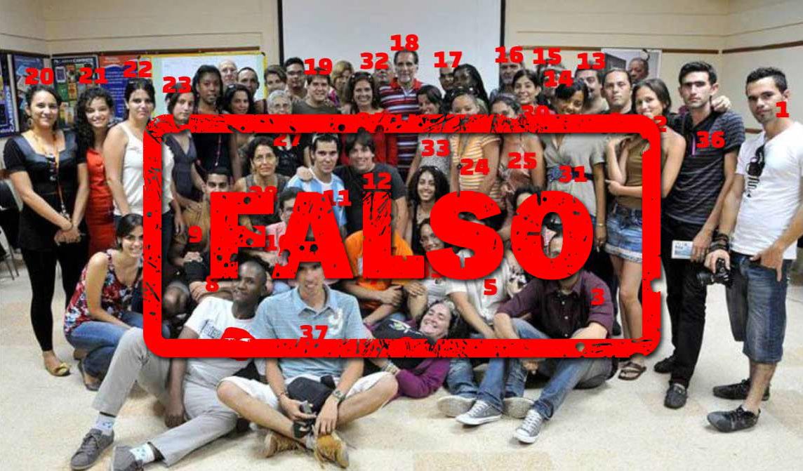 FALSO: Esta foto no es de los participantes en la reunión con el Ministerio de Cultura