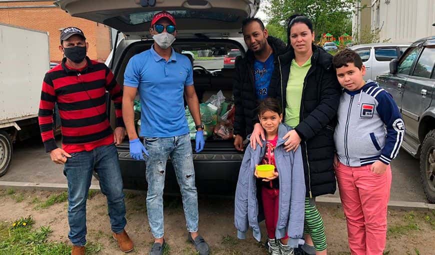 Cuban stranded and migrants in Russia at covid-19