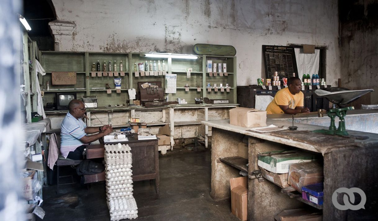 bodega, personas, cuba