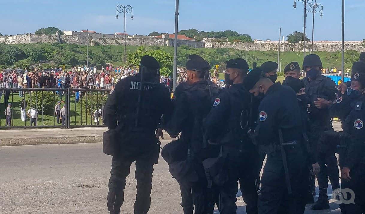 Foto: Protestas del 11 de julio de 2021 en La Habana