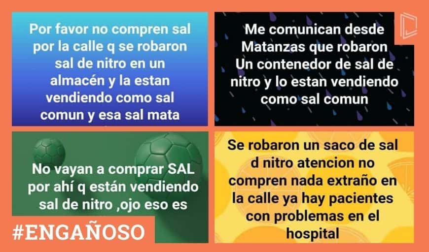 La sal de nitro es mortal solo en grandes cantidades