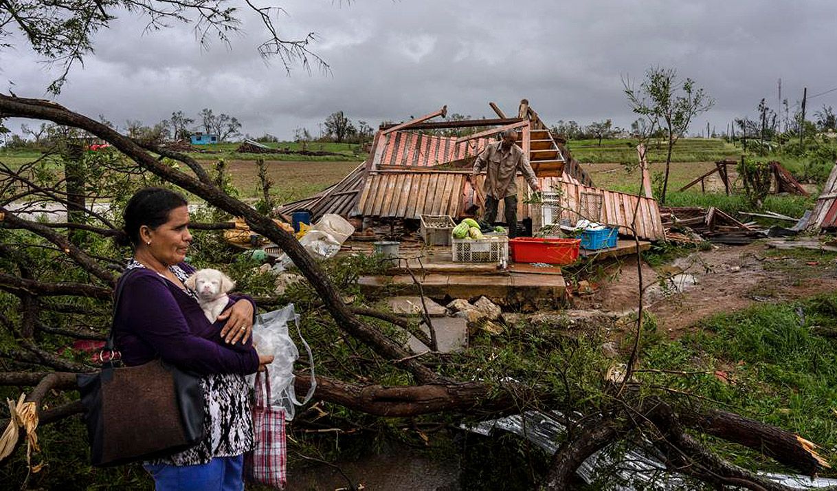 huracán Ian, mujer, medio ambiente