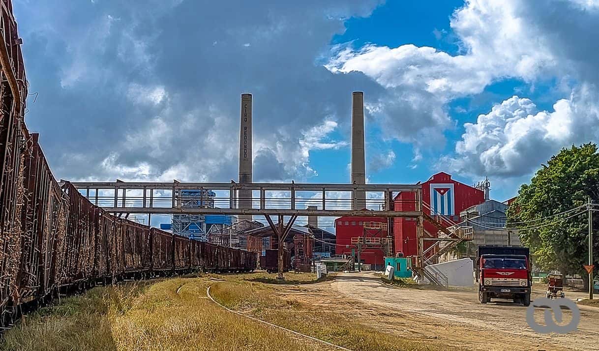 central caña azúcar tren
