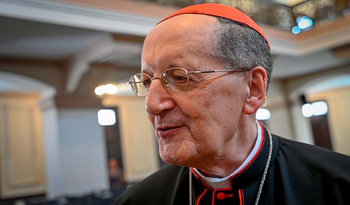 Cardenal Stella en La Habana. Foto: Adalberto Roque / AFP.
