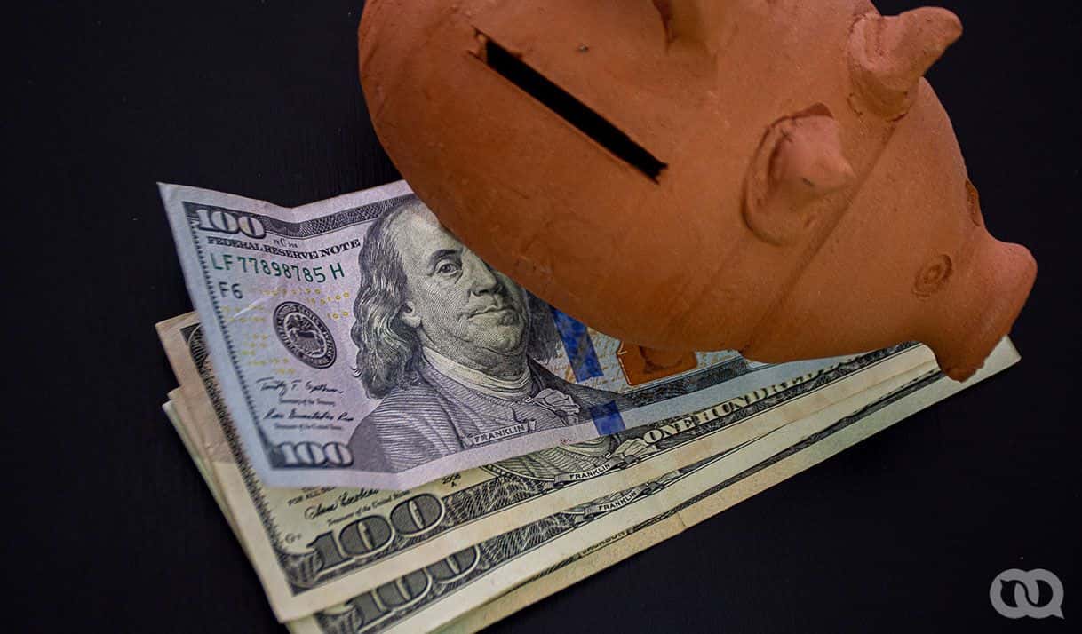 hucha alcancía dólares