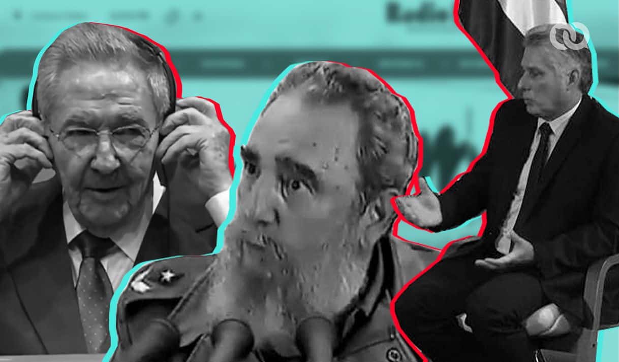fidel castro, raul castro, miguel diaz-canel, hombres