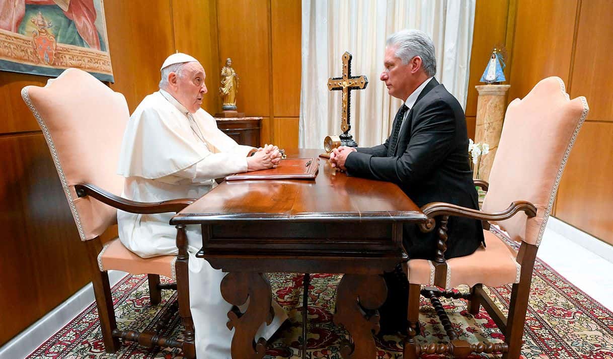 Díaz-Canel y el papa Francisco: los costos de una reunión