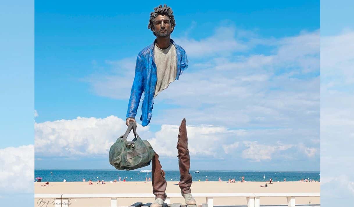 Escultura de Aracón de Bruno Catalano. Imagen: Flickr