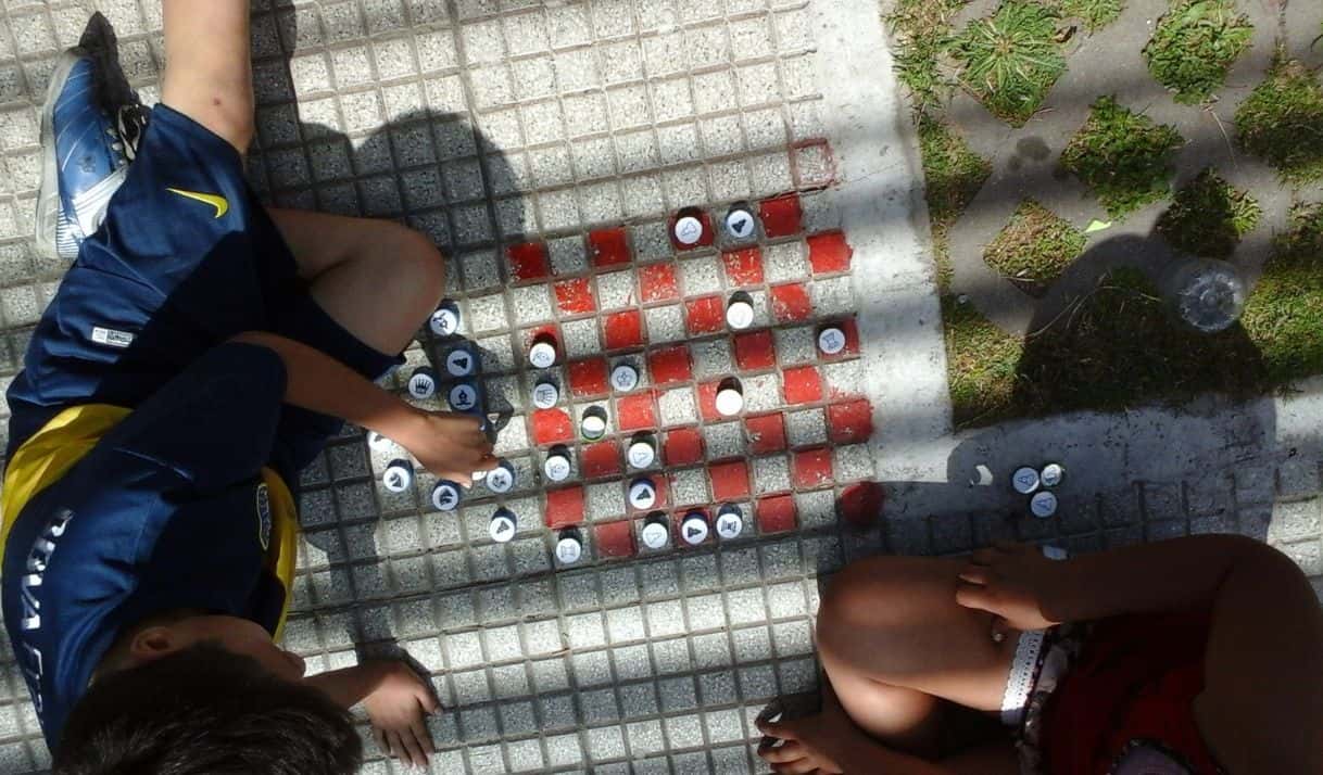 Algunos de los chicos que participan de los talleres. (Imagen: gentileza Agustín Teglia)