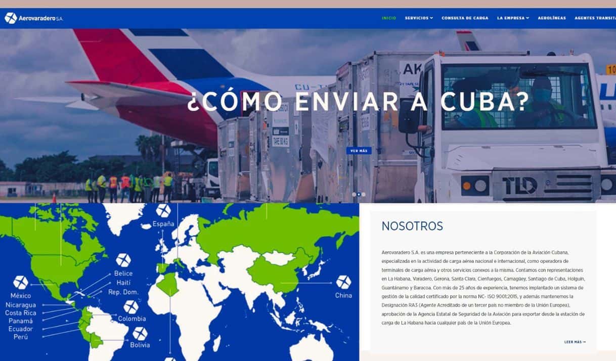 Foto: captura de pantalla / Aerovaradero.
