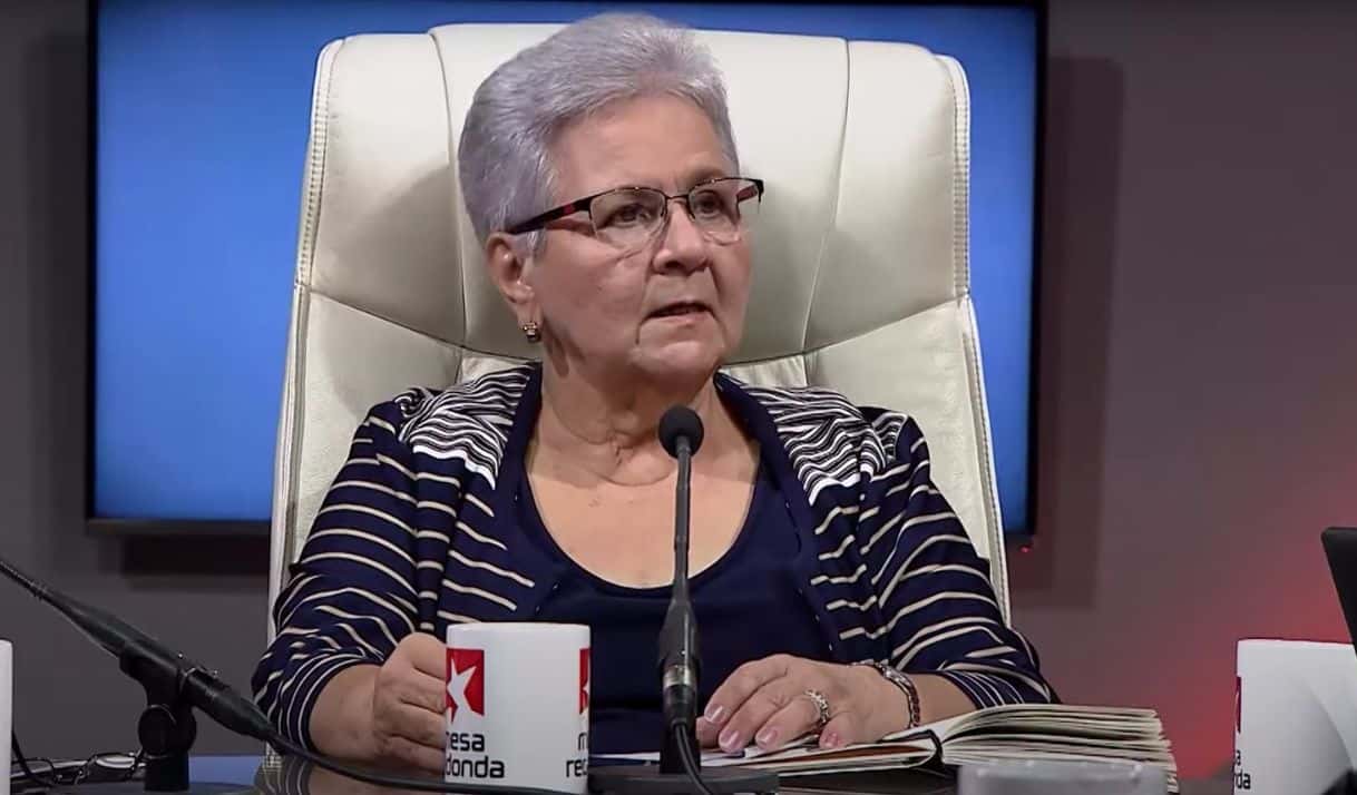 Cuba’s Comptroller, Gladys Bejerano. Photo: screenshot.