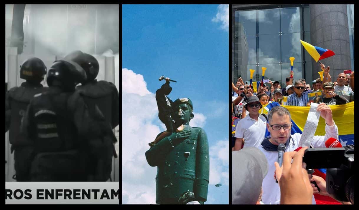 Tras robo electoral, Maduro reprime a los venezolanos