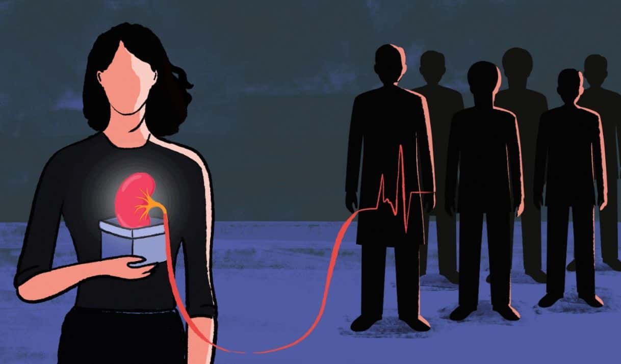 En la India, los datos de donación de órganos dicen que las mujeres dan y los hombres reciben