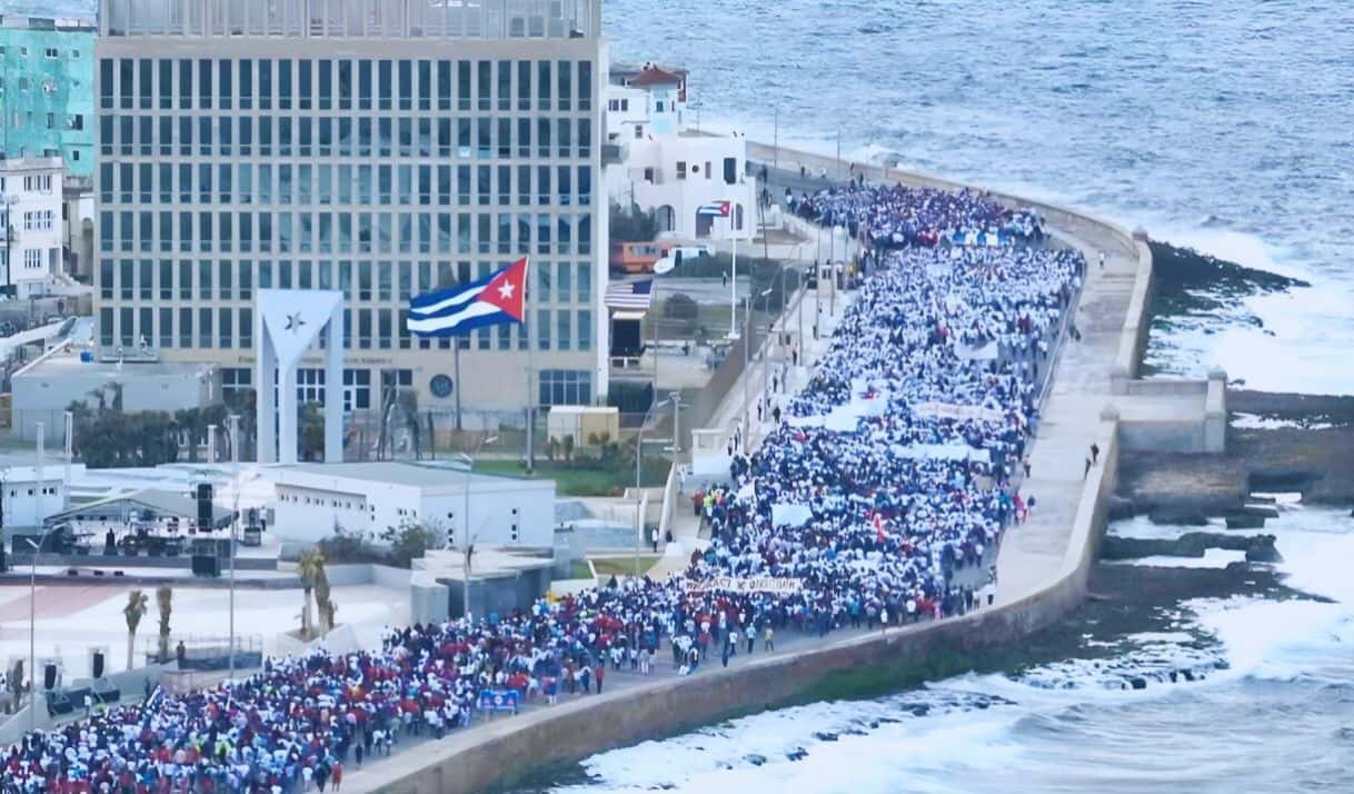 «No fue ni Sandro»: Gobierno infló cifras de participación en la marcha 