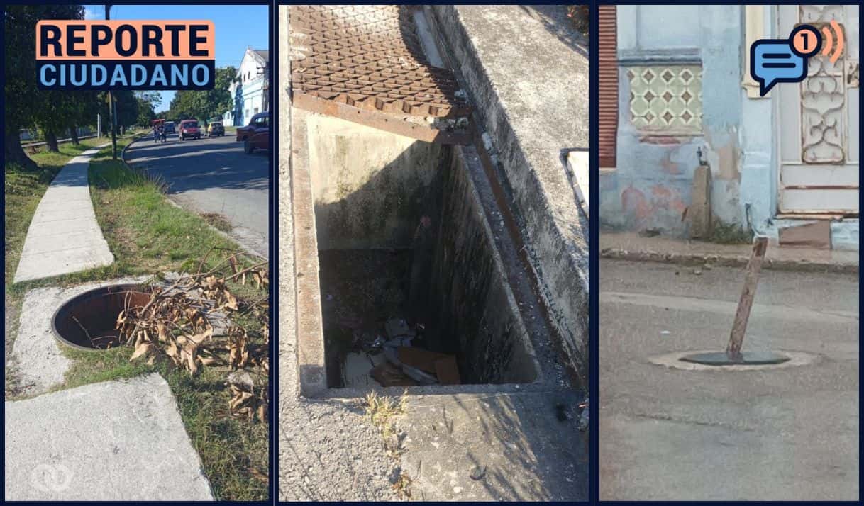Alcantarillas destapadas: el peligro que se abre por toda La Habana