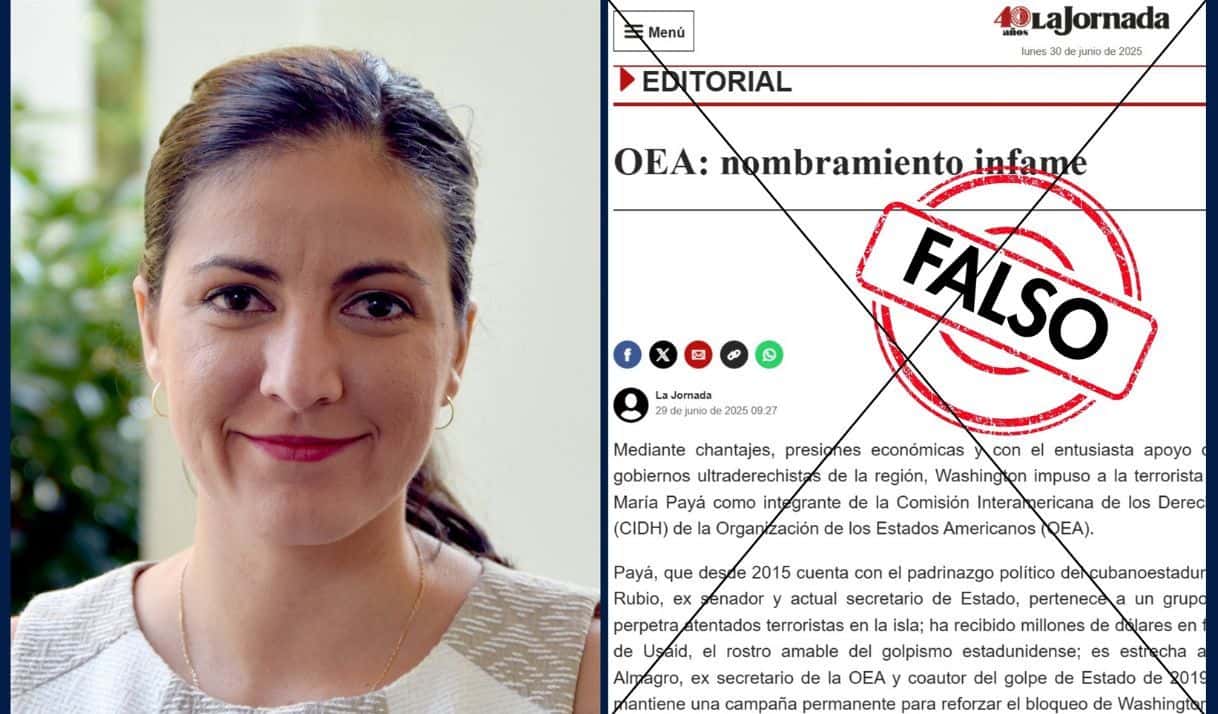 FALSO que Payá sea parte de un «grupo criminal que perpetra atentados terroristas», como afirma <i>La Jornada</i>