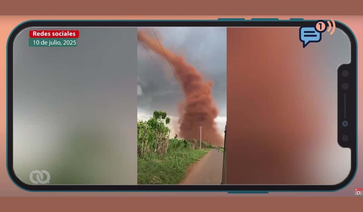 Tornado atemorizó a pobladores de Artemisa