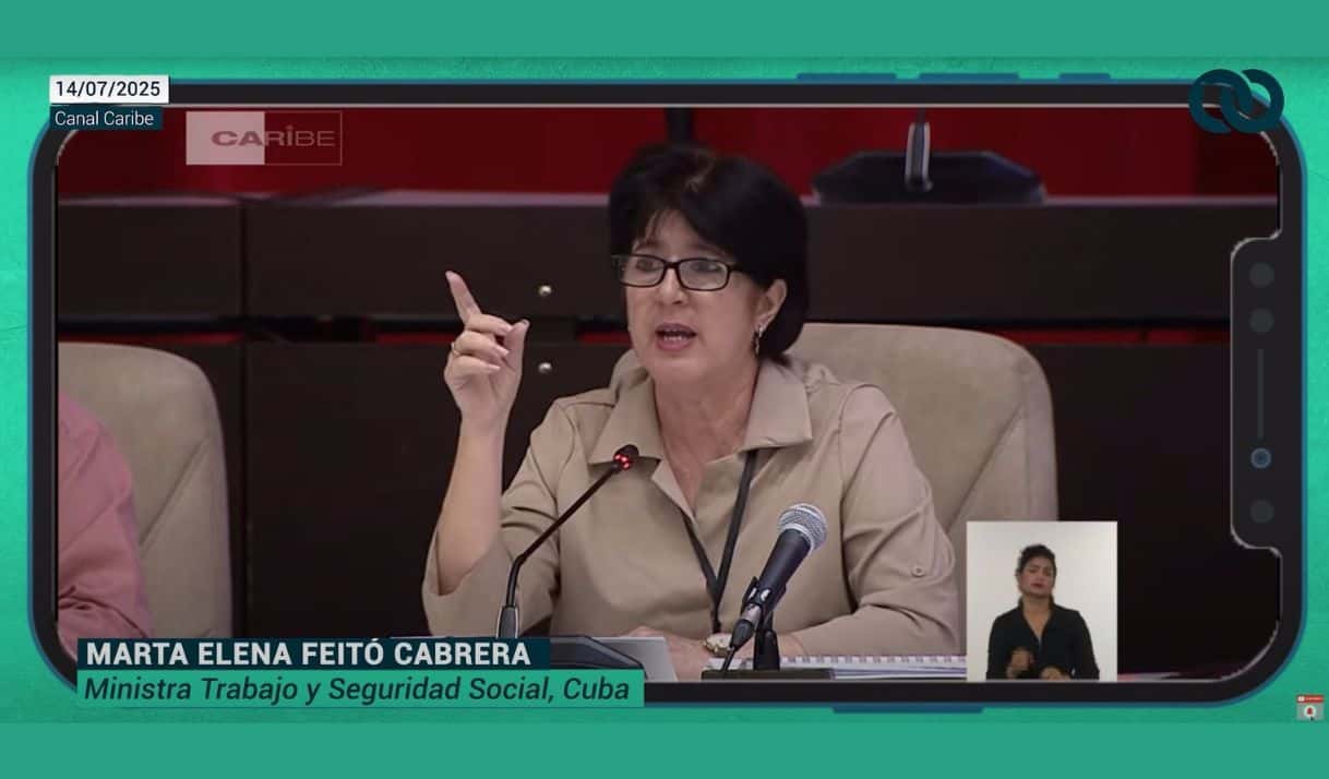 Botar el sofá. Marta Elena Feitó ya no será la ministra de Trabajo y Seguridad Social