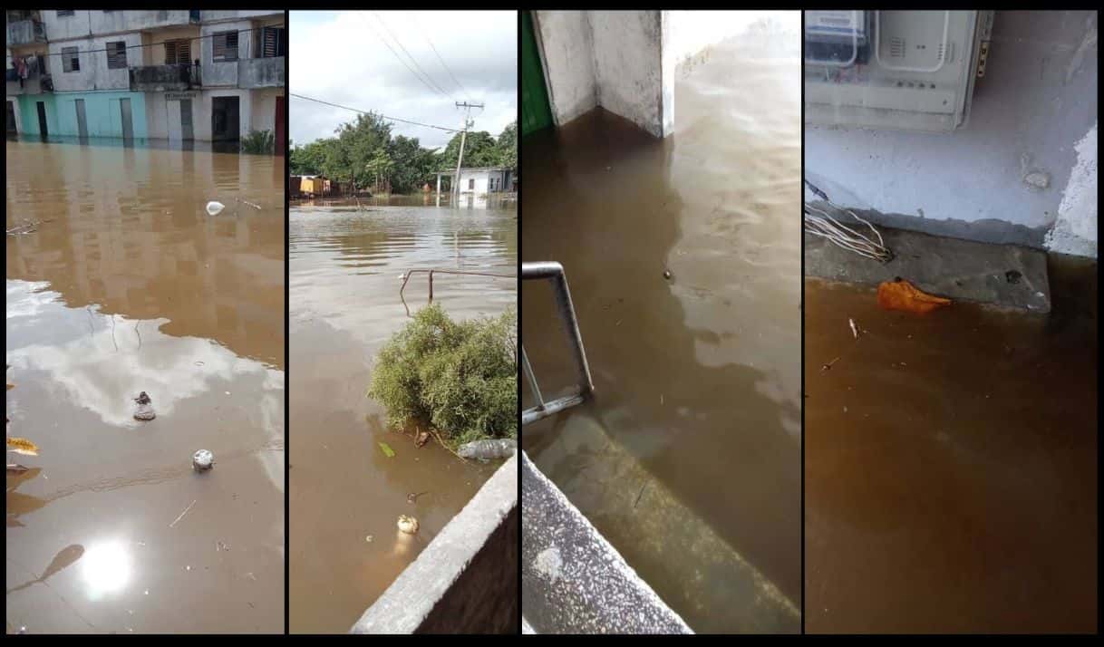 El panorama en Grito de Yara es de desesperación. Más de 24 personas permanecen atrapadas en apartamentos sin alimentos ni agua potable. Fotos: enviadas a elTOQUE.