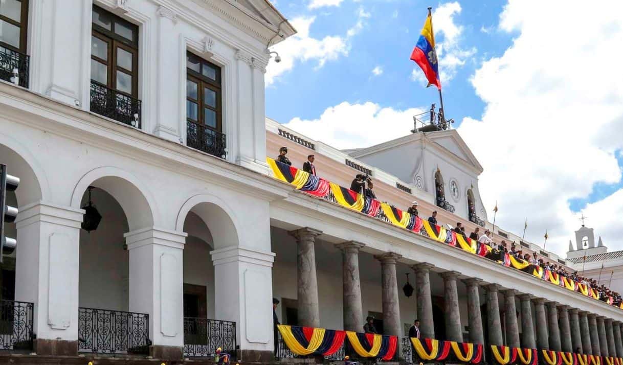Foto de referencia / Vista del Palacio de Carondelet / Wikipedia.