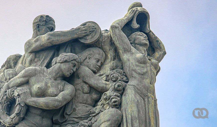 detalle de estatua, La Habana, Cuba.