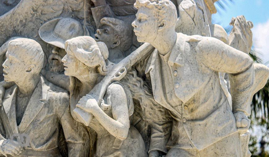 detalle de estatua, La Habana, Cuba.