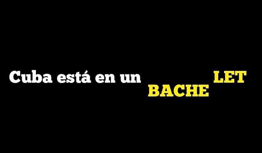 cartel tipográfico de Michelle Bachelet alta comisionada para los Derechos Humanos de las Naciones Unidas no menciona a Cuba en su informe anual