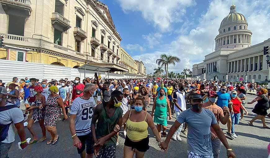 La Habana, 11 de julio de 2021. Foto: Reuters.