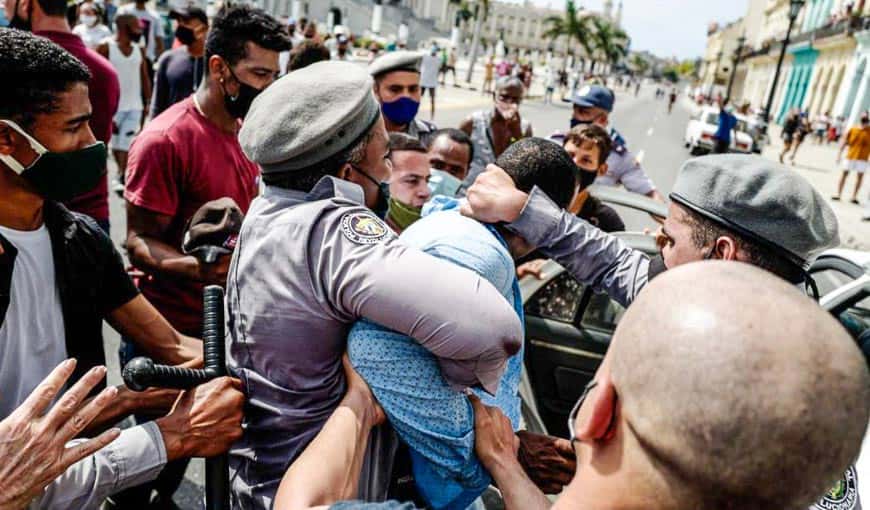La Habana, 11 de julio de 2021. Foto: CNN.